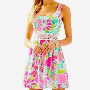 Lilly Pulitzer Flamingo Pink Rosemarie Dress 0